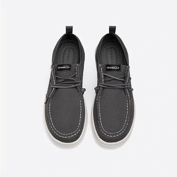 Men's Gray Casual Walking Shoes/Loafers - Picture 3 of 7